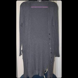 grey catos sweater jacket